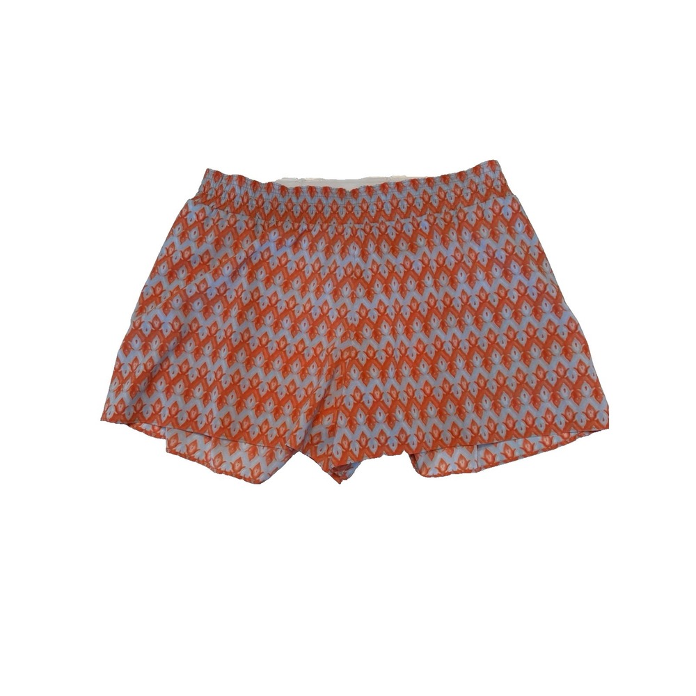 Alice and Olivia Women's Size Small Blue Orange Geometric Shorts